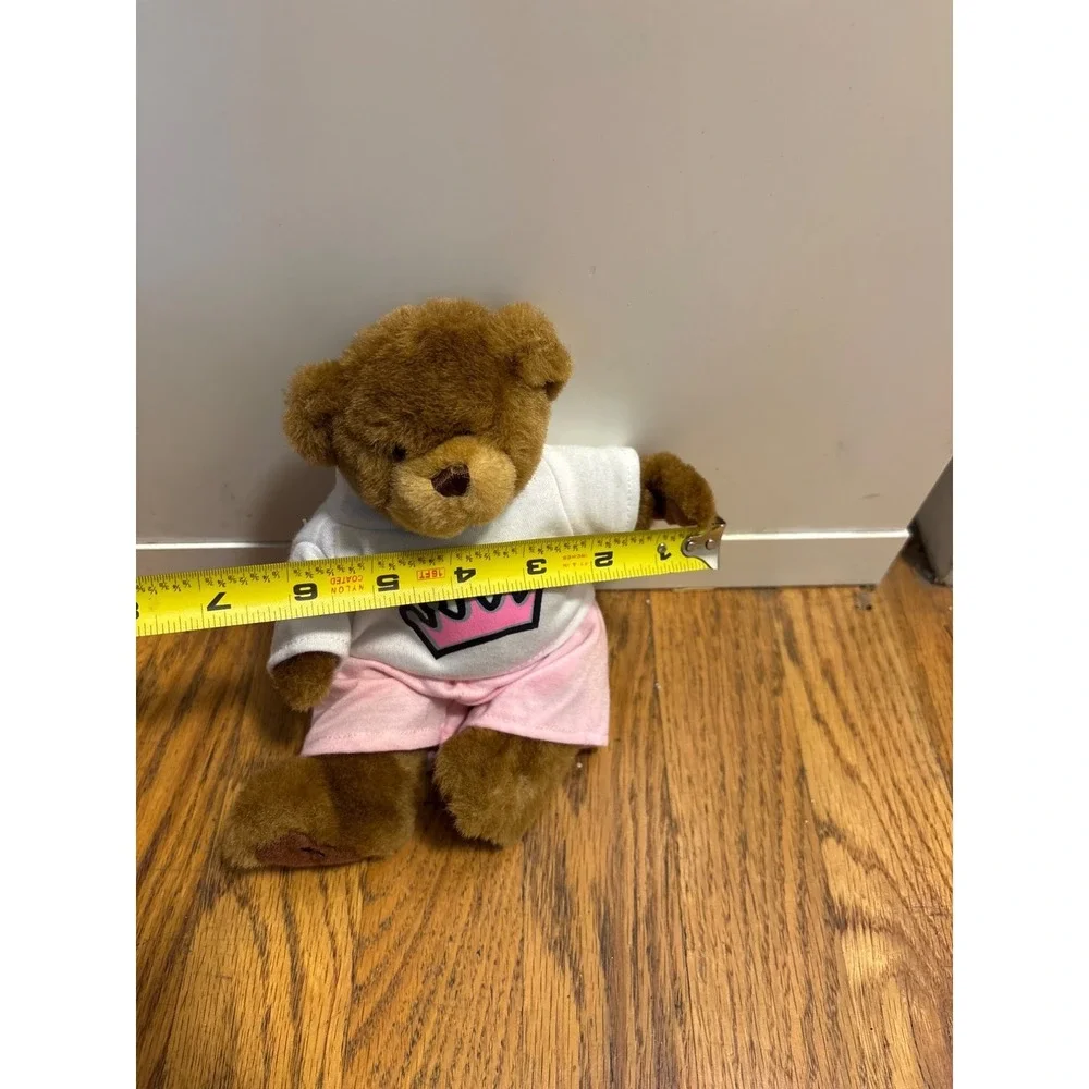 Build-A-Bear Smallfrys Plush Bear Kids Small Brown  Princess Crown Outfit